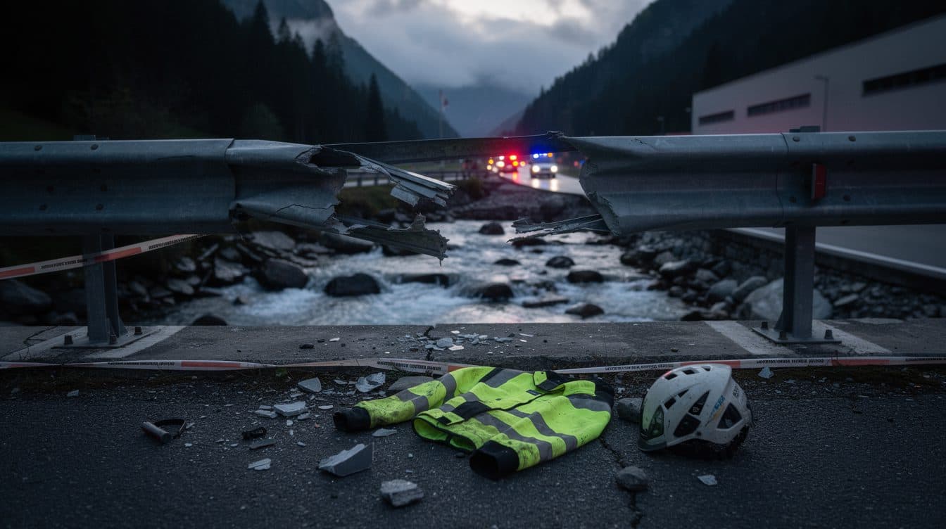 Auto stürzt in Hallstatt in einen Bach: vier Menschen verletzt