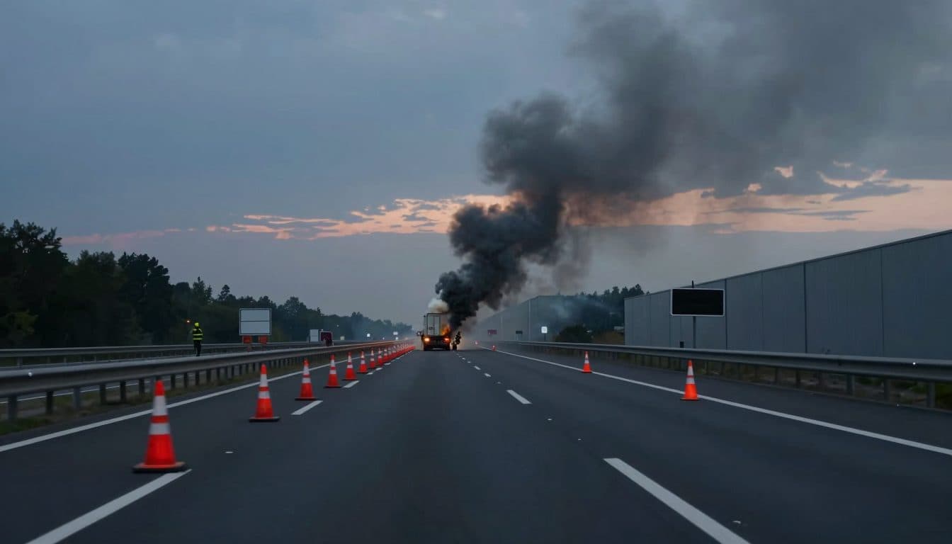 Lkw-Brand auf der A3: Was passiert ist und was du wissen musst