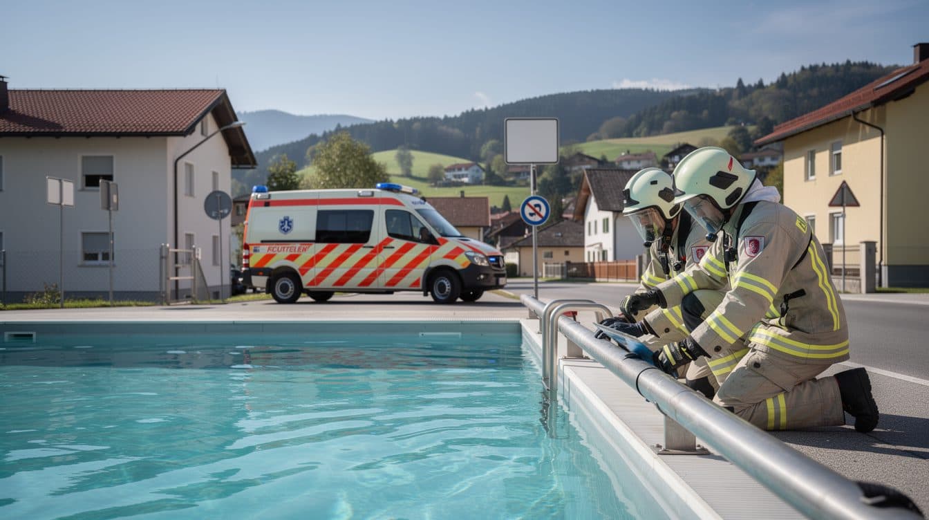 Chlorgas im Bad: Feuerwehr rückt in Loipersbach an