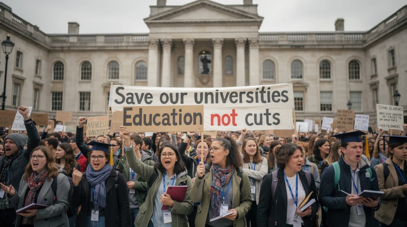 Unis streiken: Warum sie gegen die Kürzungen kämpfen