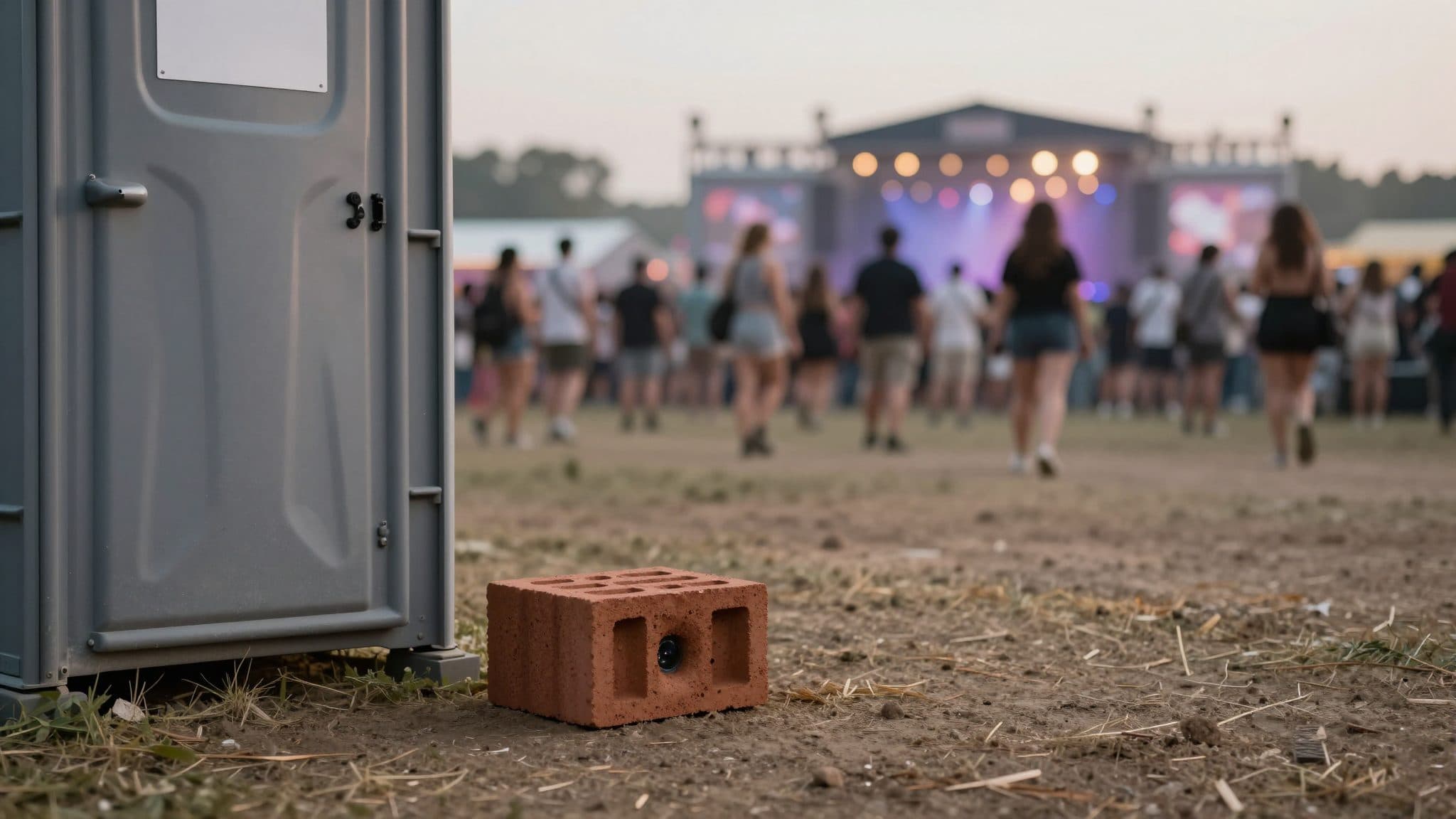 Versteckte Kamera beim großen Musikfestival gefunden