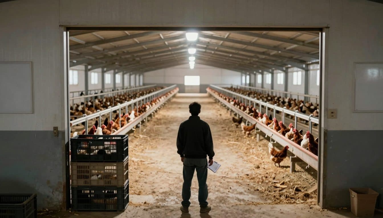 Streit zwischen Bauern und einem großen Geflügel-Käufer