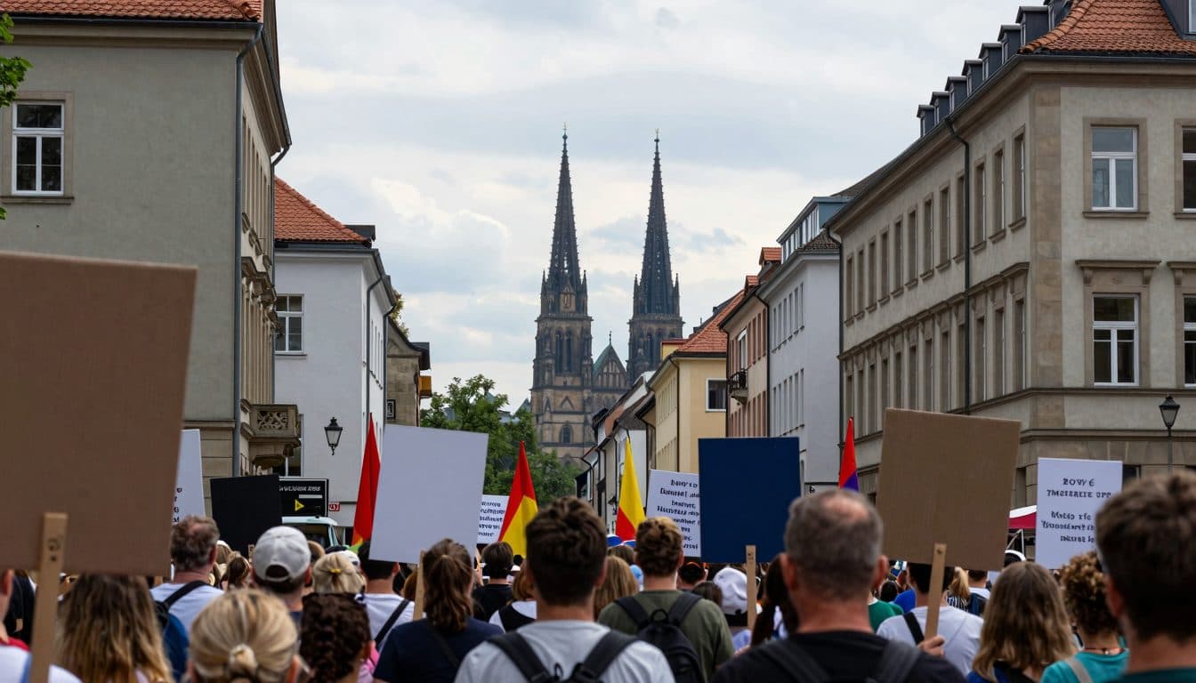 AfD-Parteitag in Erfurt und Zehntausende auf der Straße