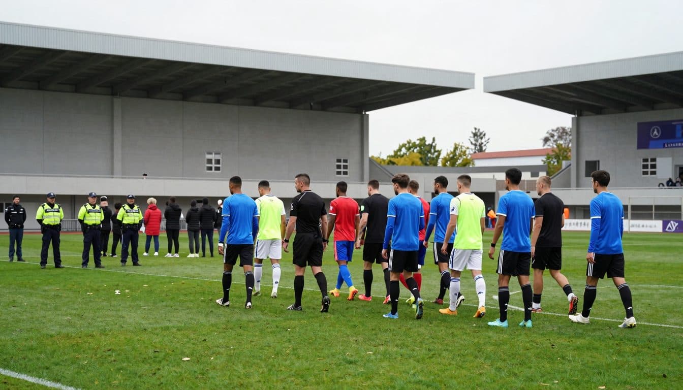Rassistischer Vorfall: Testspiel Cottbus gegen Halle abgebrochen