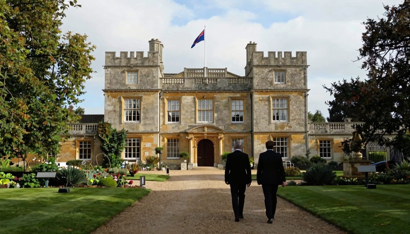 Harry besucht seinen Vater Charles in England