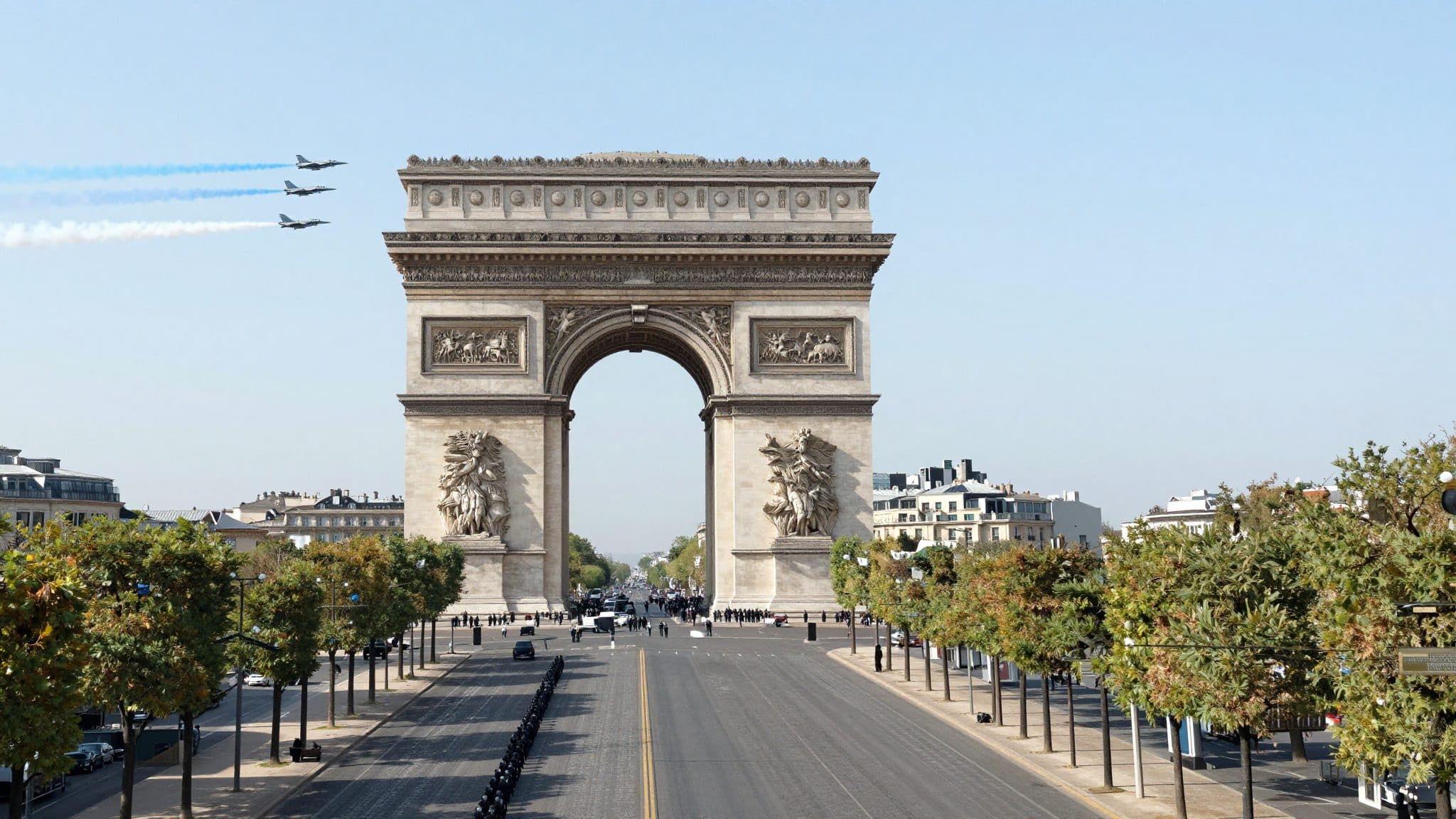 Frankreichs Nationalfeiertag: große Parade in Paris