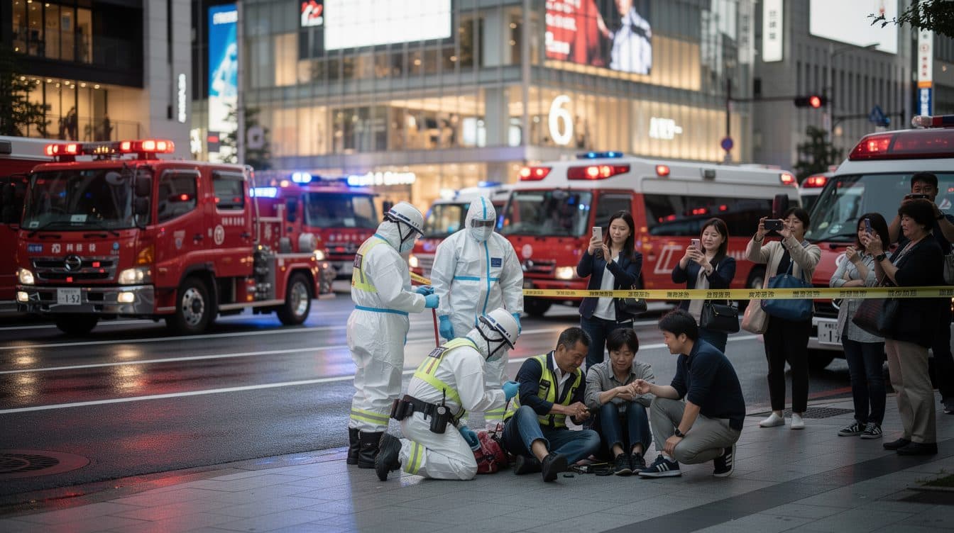 Unbekannte Substanz in Tokio versprüht – das ist passiert