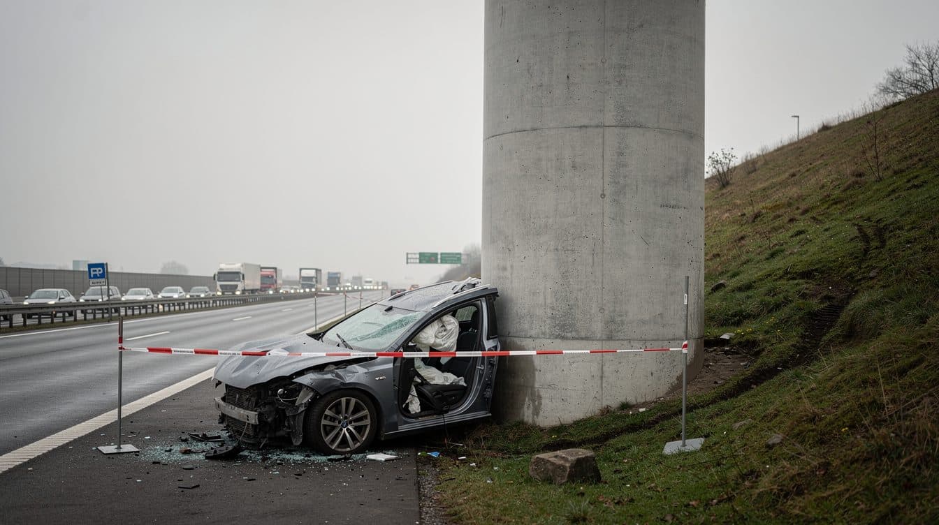 Schwerer Unfall auf der A71 – was passiert ist und wer hilft