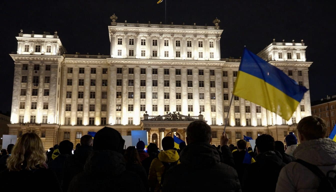 Proteste in der Ukraine: Menschen fordern ihren entlassenen Minister zurück