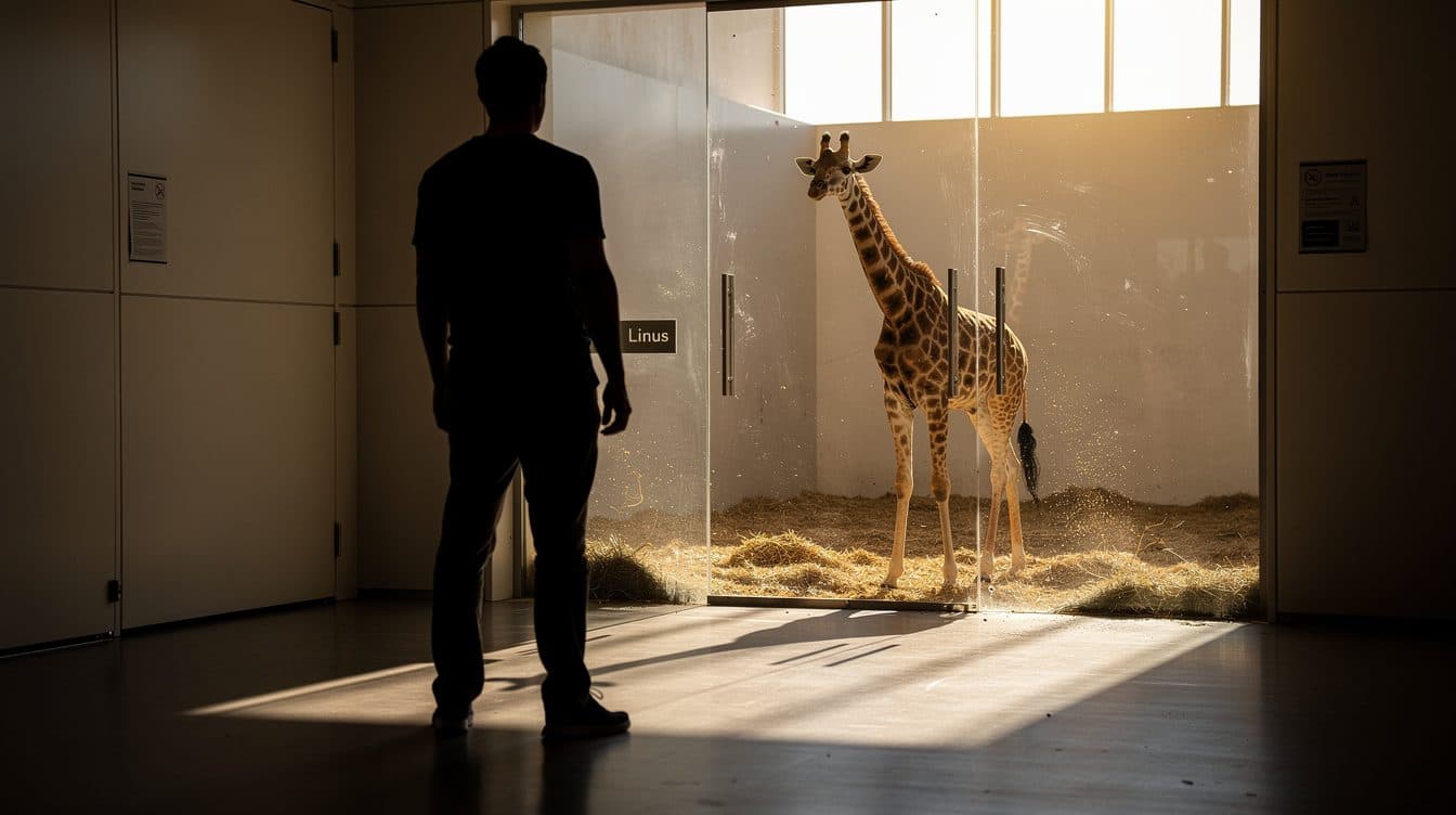 Tierpark Berlin: Giraffenbaby bekommt den Namen Linus