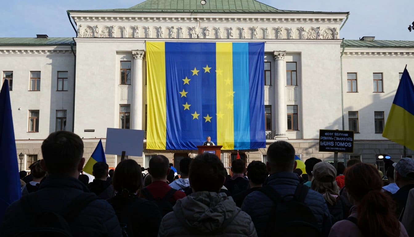 Hunderte protestieren in der Ukraine gegen Minister-Rücktritt