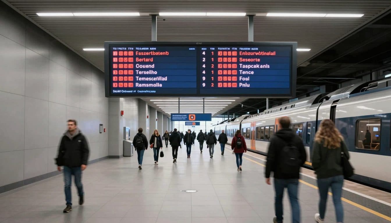 Bahn-Chefin und Minister reden über Verspätungen und bessere Züge
