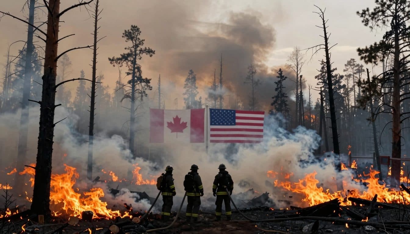 Waldbrände in Kanada: Streit zwischen Trump und Kanada