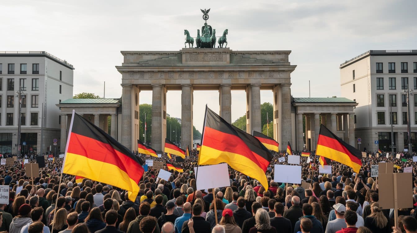 Großdemo in Berlin: Tausende fordern Rücktritt der Regierung