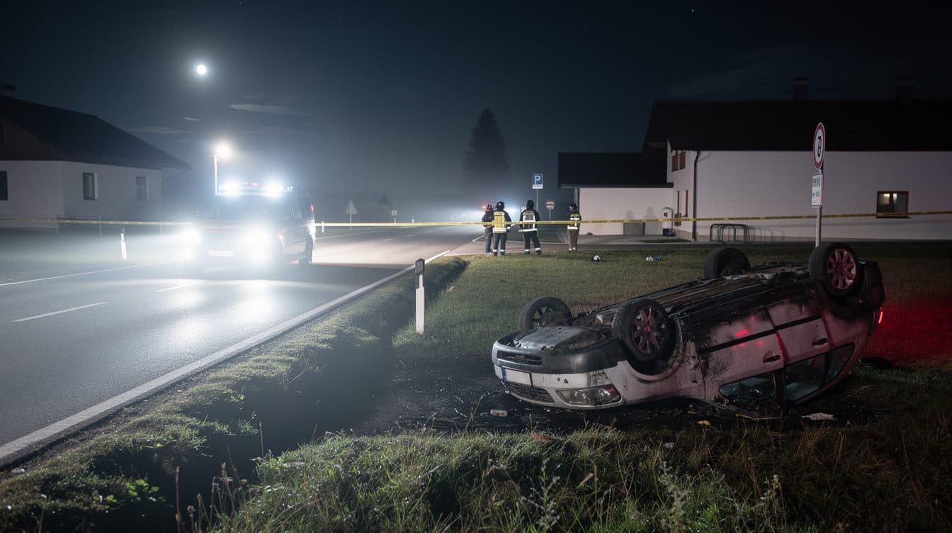 Tödlicher Unfall in Kärnten: 22-Jähriger stirbt auf der Flucht vor der Polizei