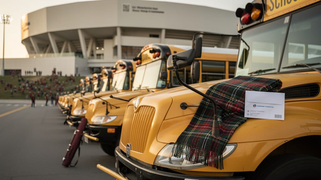 Tartan Army: Schotten sparen mit Schulbussen und spenden das Geld