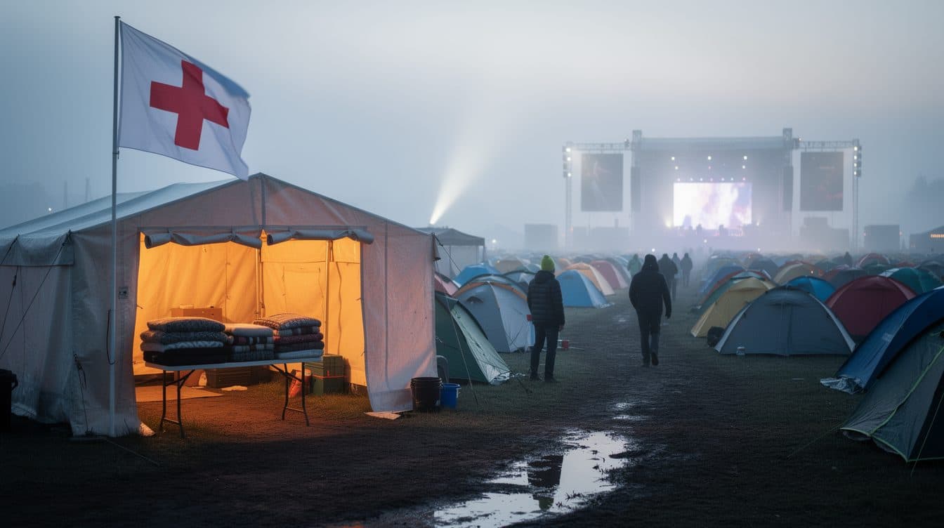 Nova Rock: Kälte, Konzerte und jede Menge Action am Freitag