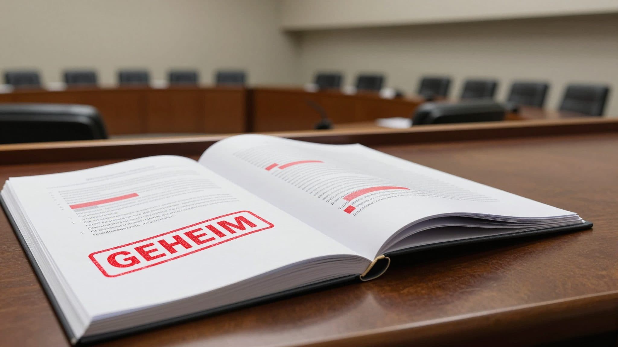 Streit um ein geheimes Papier im Parlament