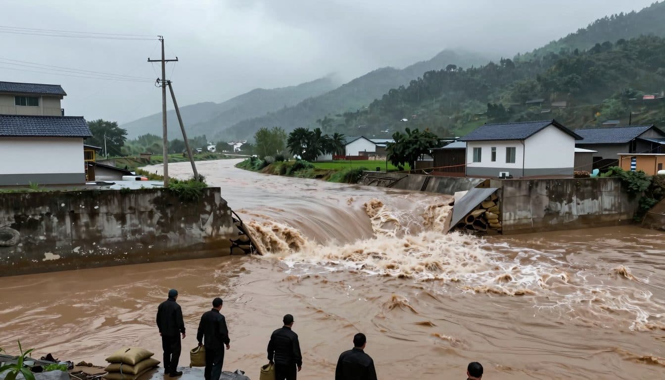 Schwere Unwetter in China – viele Orte betroffen