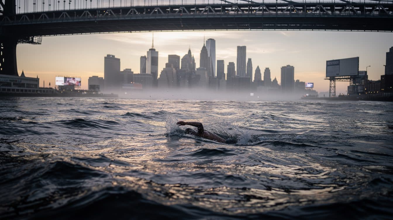 Saarländer schwimmt in Rekordzeit um Manhattan
