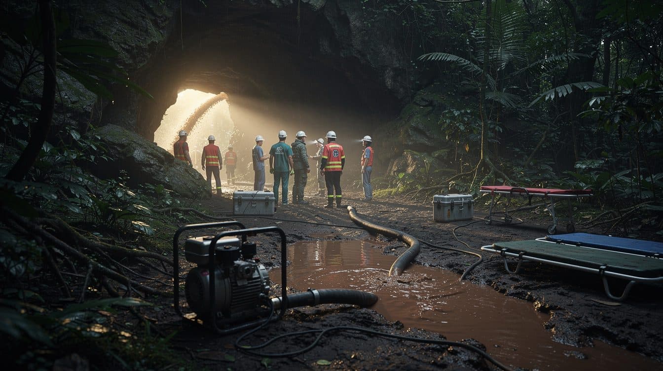 Fünf Goldsucher nach über einer Woche lebend aus Höhle in Laos gerettet