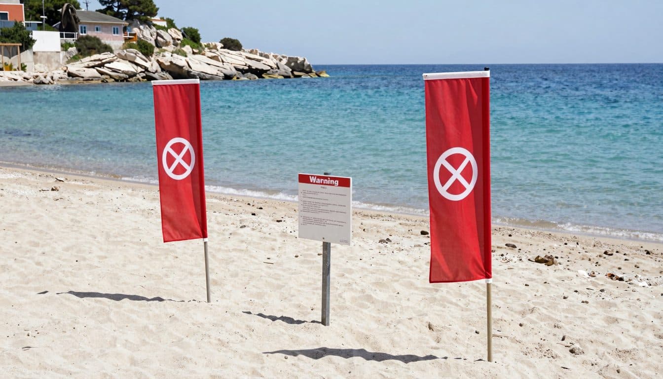 Kein Baden an zwei Stränden in Kroatien – das steckt dahinter