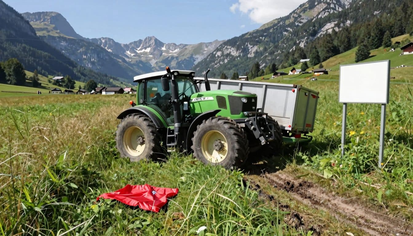 Traktorunfall in Vorarlberg: Zwei Tote und ein verletztes Kind