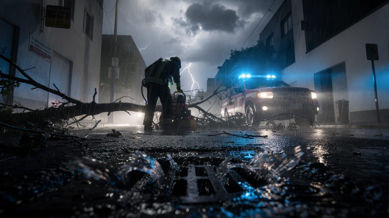 Gewitter-Wochenende in Hessen: Bäume umgekippt, aber nichts Schlimmes passiert
