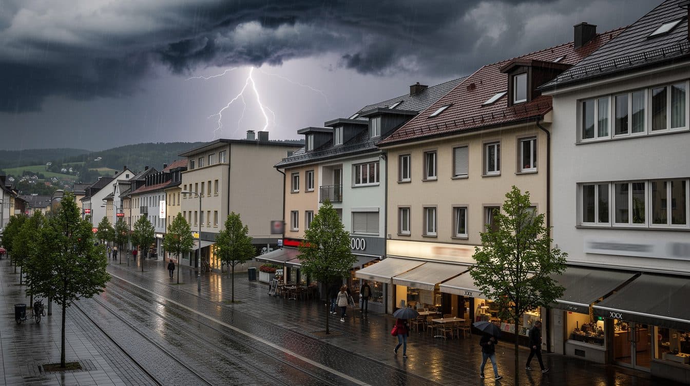 Von 33 Grad zu Hagel und Sturm: Das Wetter dreht durch