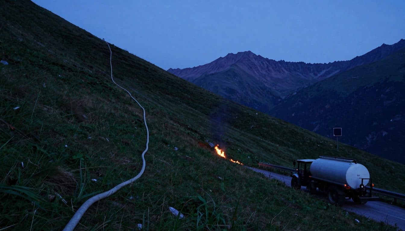 Wie Bauern und Feuerwehr in Osttirol einen Bergbrand gelöscht haben
