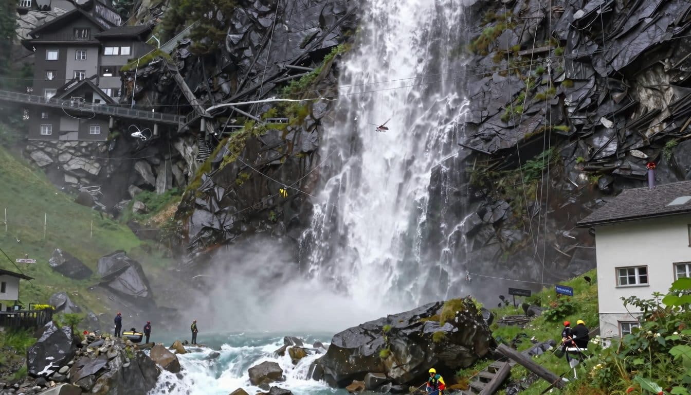 Vermisste Person nach Sturz am Stuibenfall: Suchaktion in Tirol läuft weiter