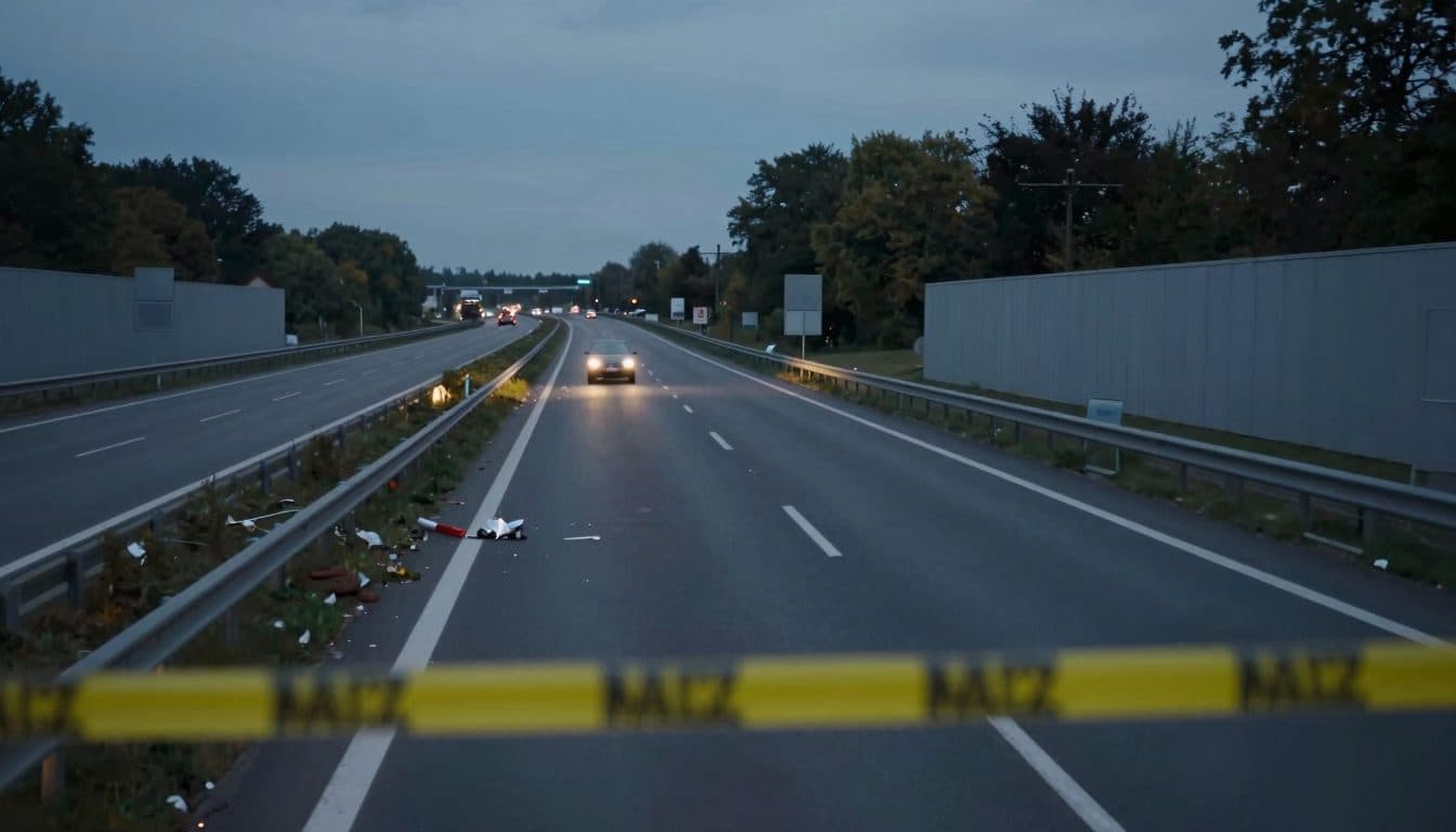 Geisterfahrt auf der A45: Ein Mädchen stirbt, zwei Kinder kämpfen ums Leben