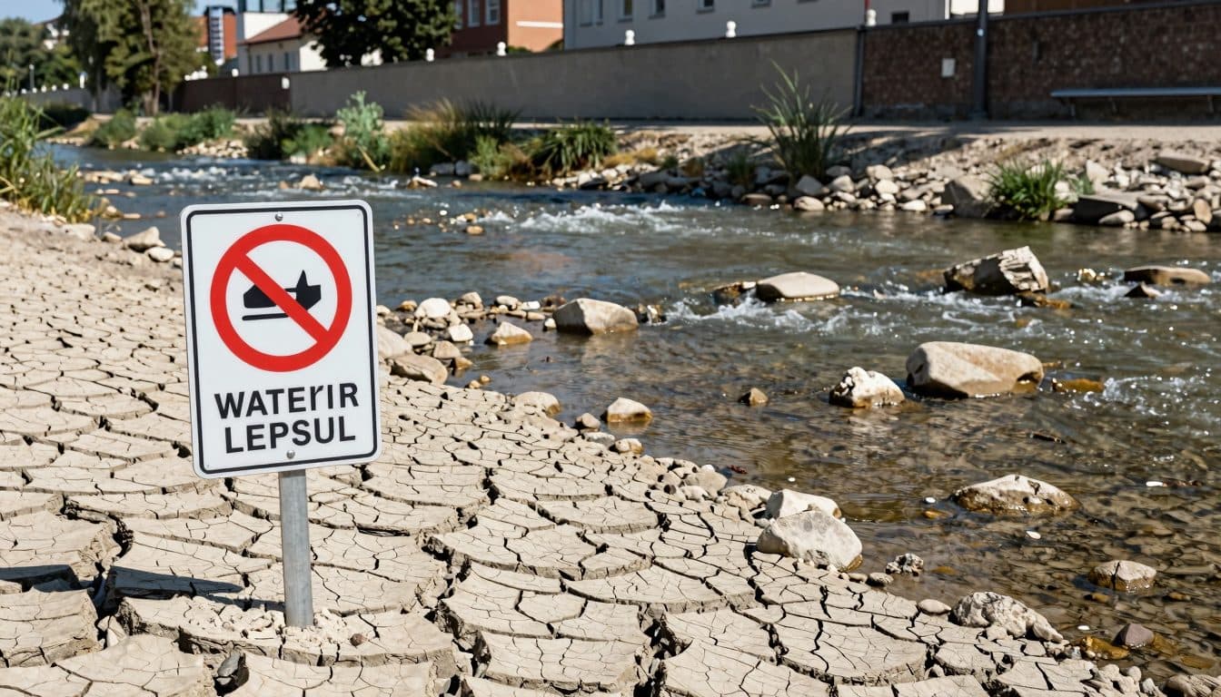 Wegen Trockenheit: Im Kreis Leipzig darf niemand mehr Wasser aus Flüssen holen