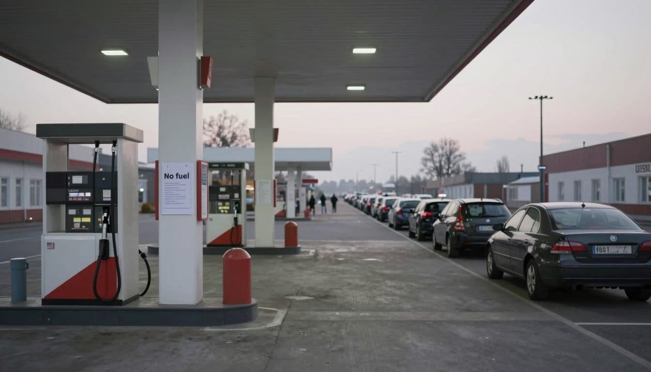 Warum stehen in Russland gerade so viele Autos an Tankstellen?