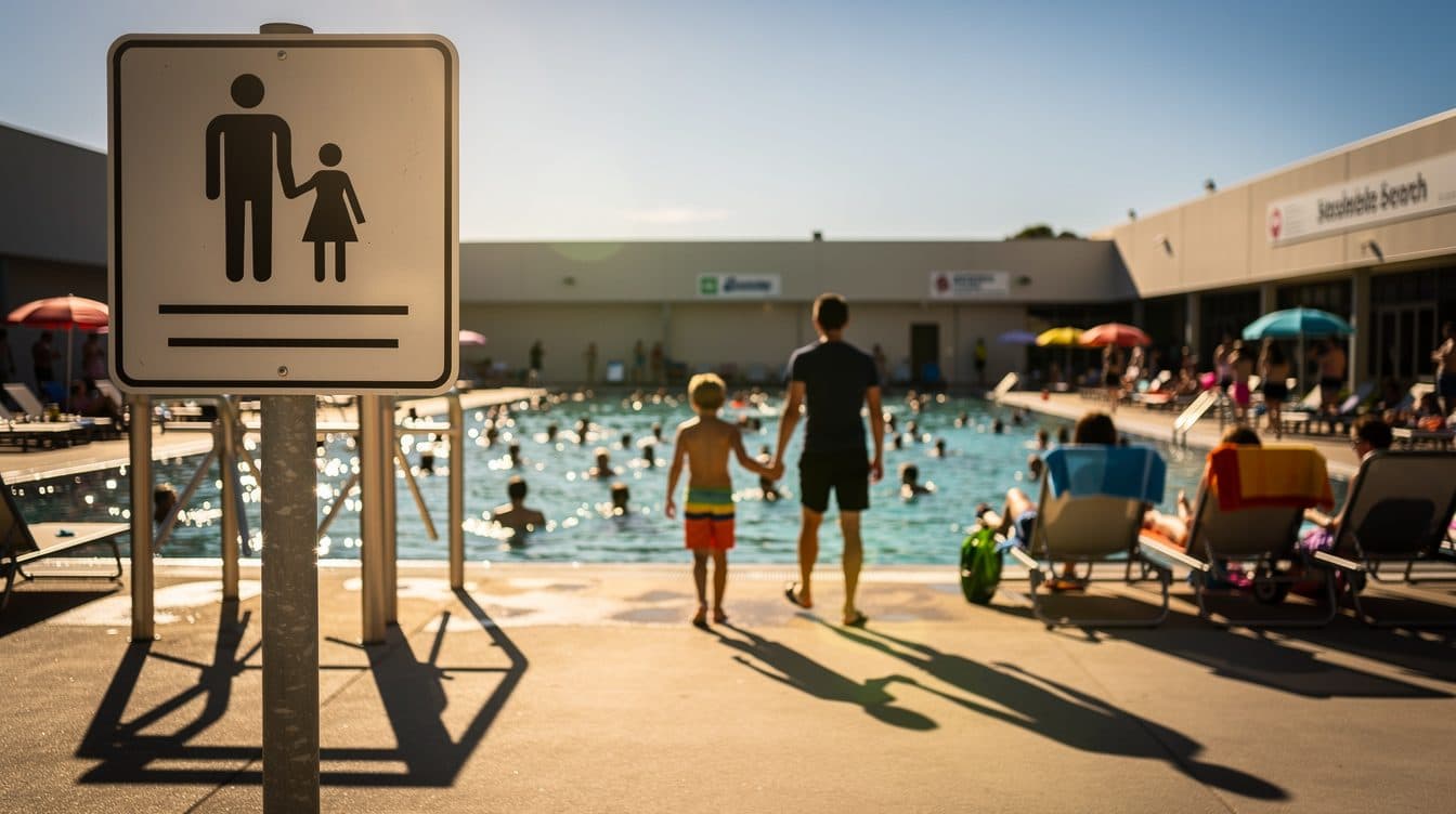 Im Freibad in Bielefeld: Kinder unter zehn brauchen jetzt Begleitung