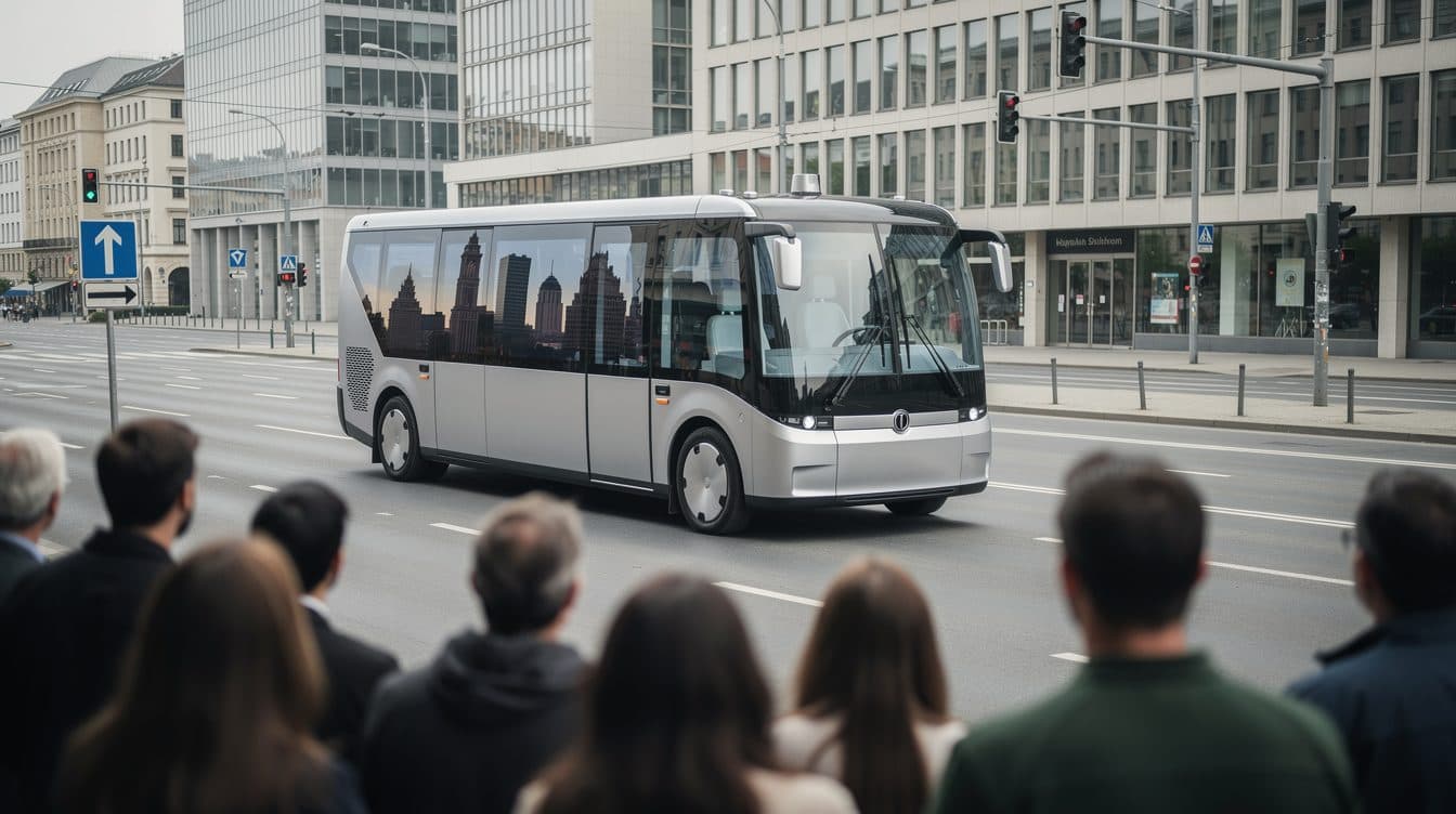 Selbstfahrende Busse in Berlin: TÜV testet den „Gamechanger“