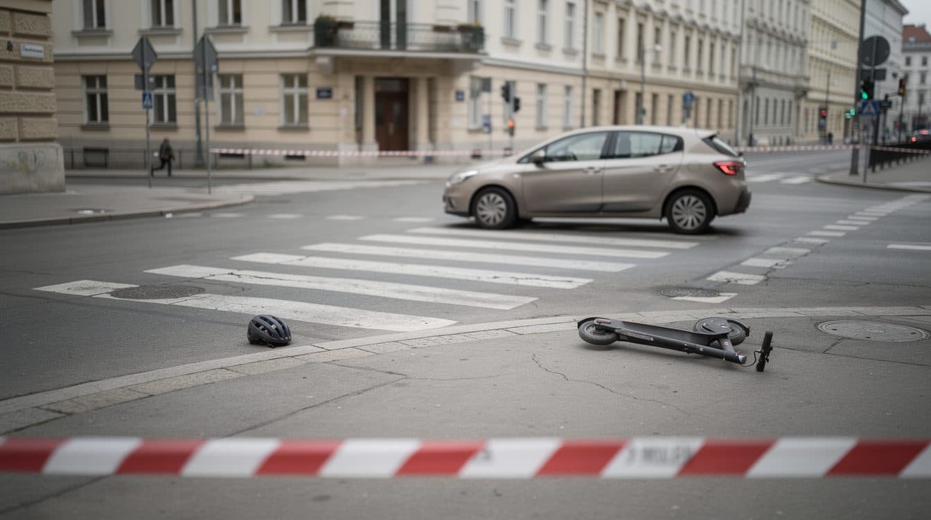 E-Scooter-Unfall in Wien: Zwei Buben im Krankenhaus