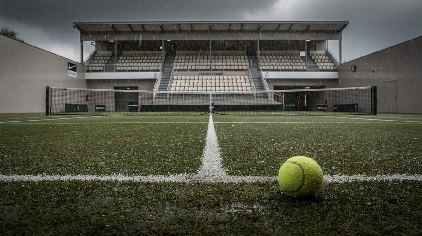 Regen, Dunkelheit, Doppelschicht: Tennistag in Stuttgart