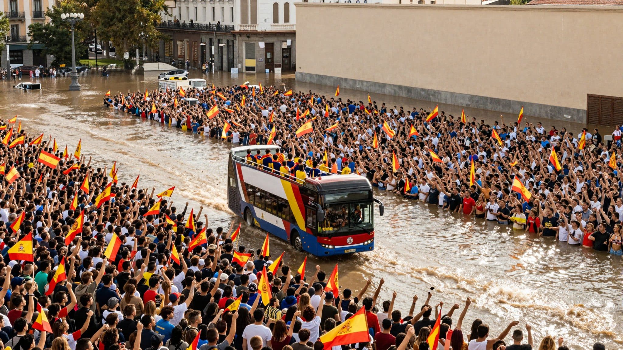 Spanien feiert WM-Sieg mit einer Million Fans in Madrid