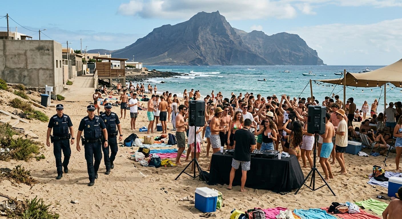 Mick Jaggers Party auf Stromboli von Polizei gestoppt
