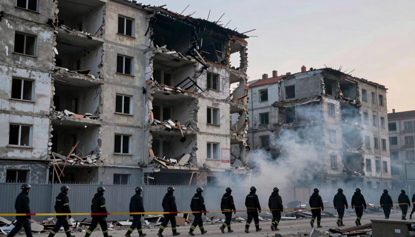 Schwere Angriffe auf ukrainische Städte – Helfer sind im Einsatz