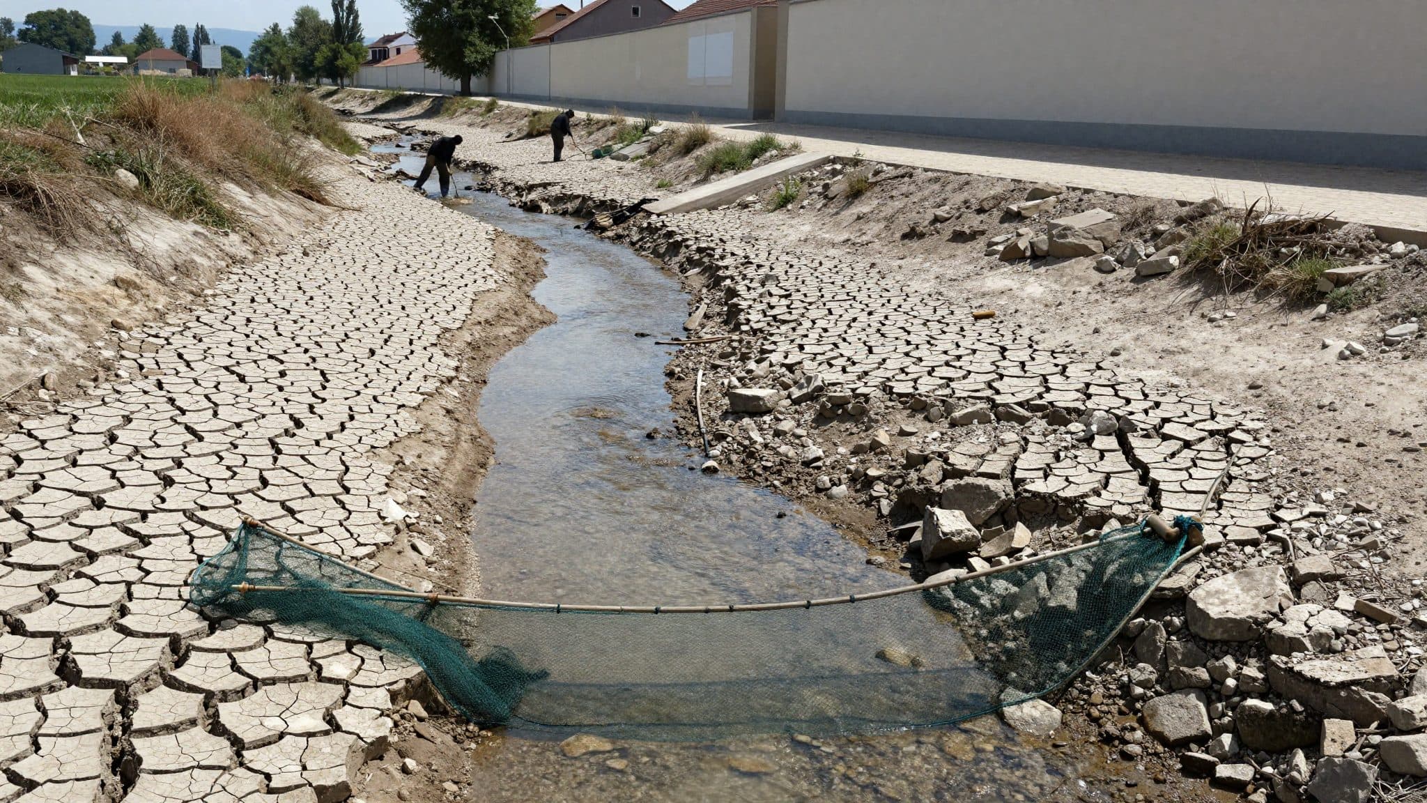 Wenn Bäche austrocknen: Fischer retten Fische in Niederösterreich