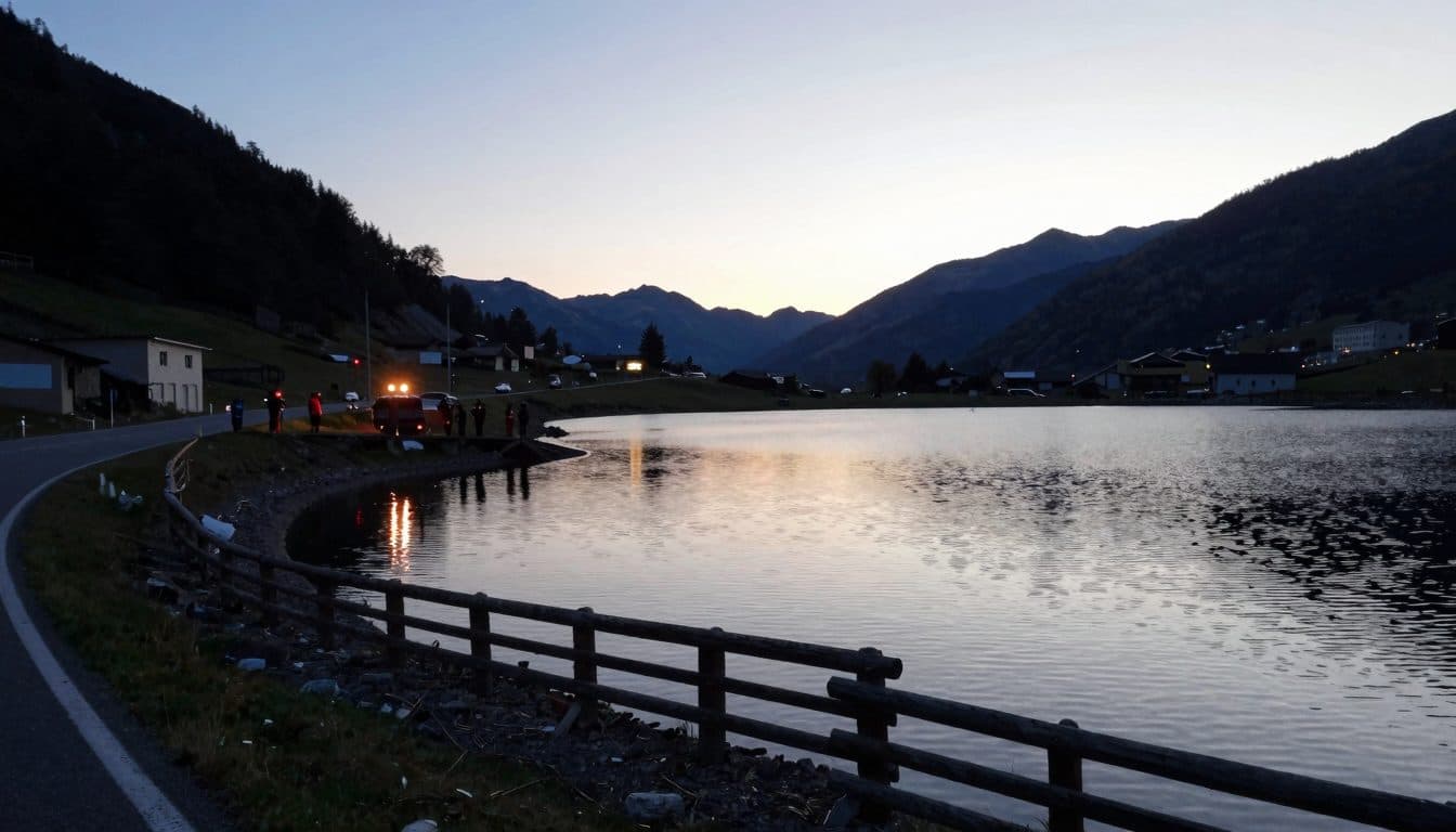 Auto landet im Wörthersee – Fahrer kann sich selbst retten