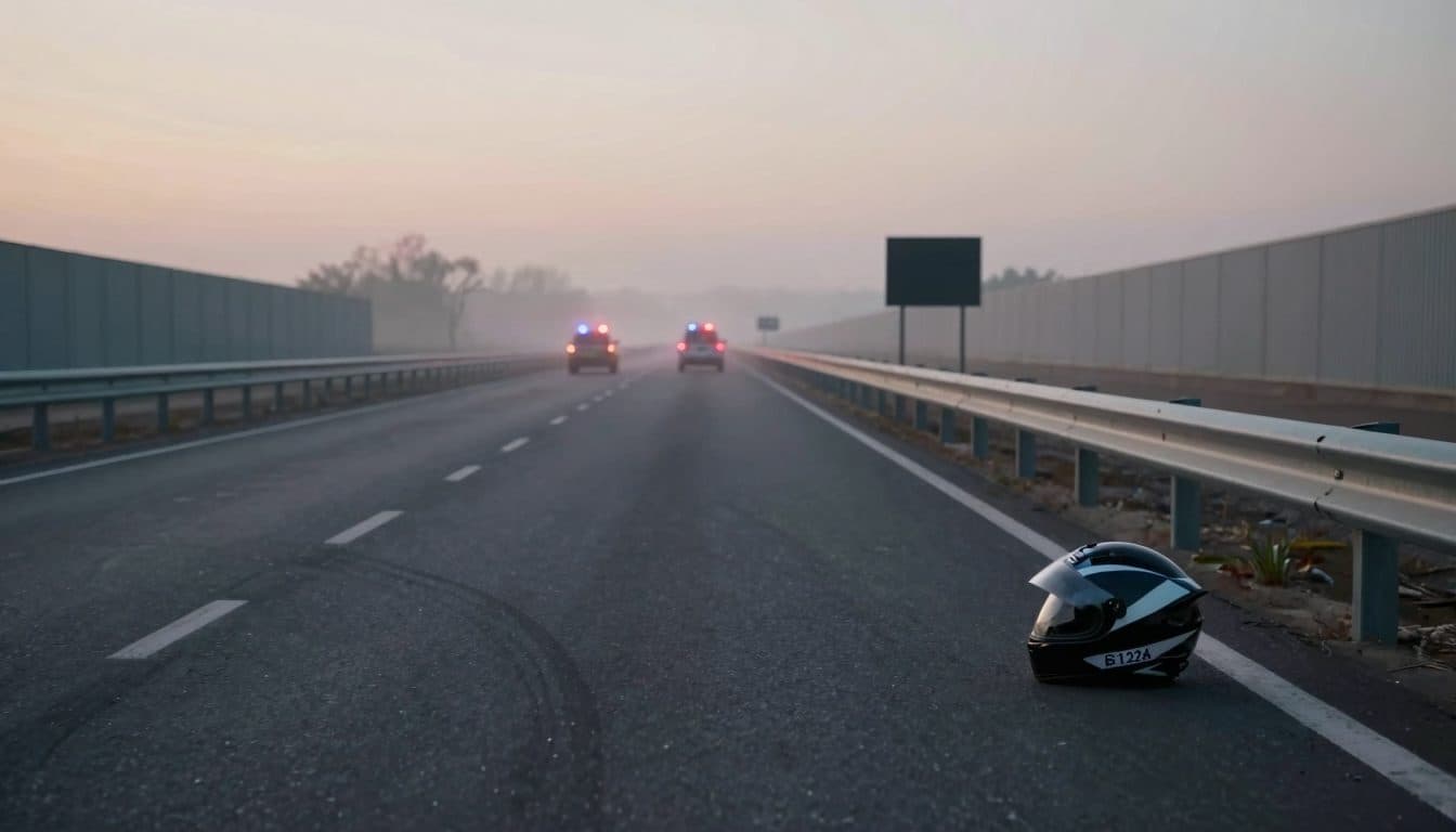 Betrunkener Motorradfahrer stürzt in Steyr