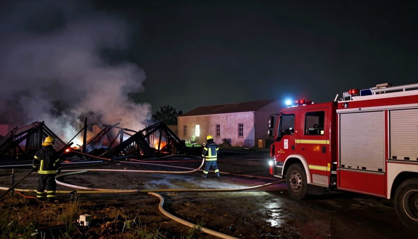 Großbrand in der Steiermark: 153 Feuerwehrleute retten ein Wohnhaus