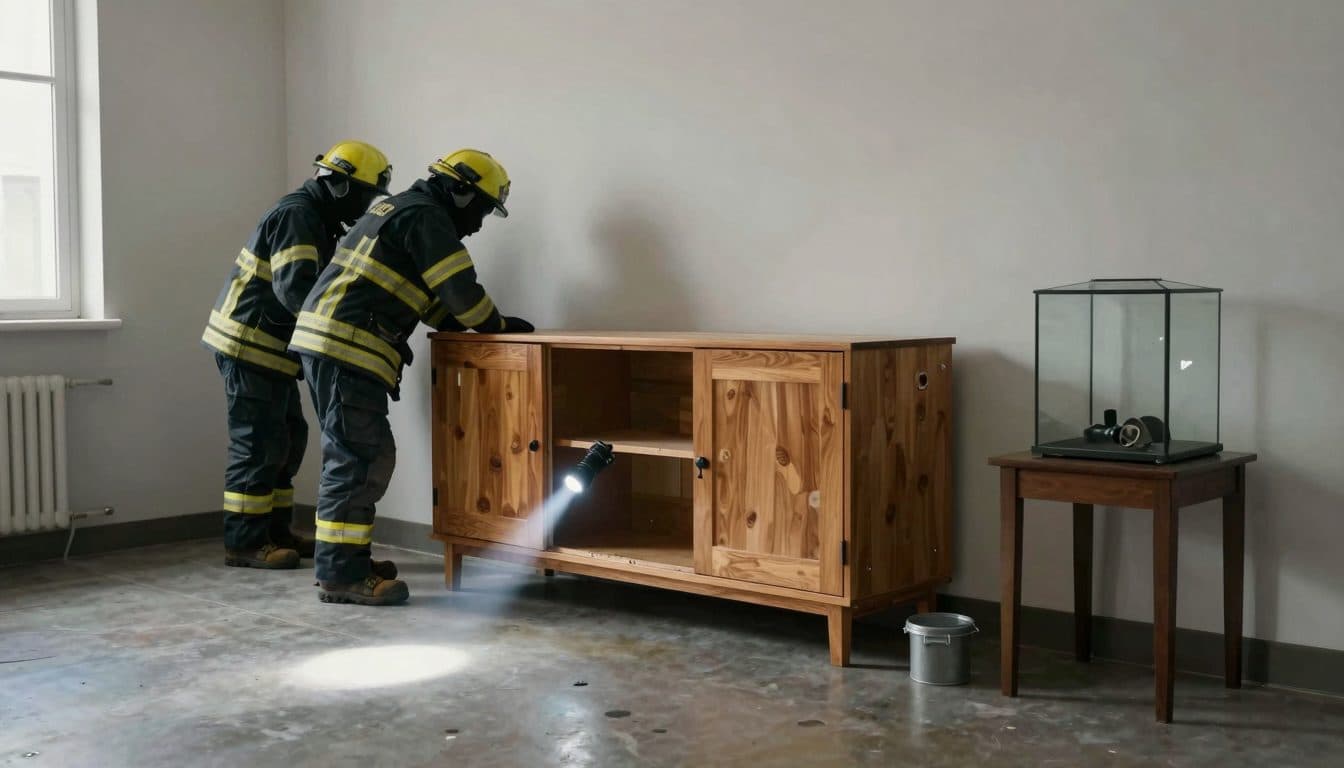 Feuerwehr fängt entlaufene Vogelspinne in Wels ein