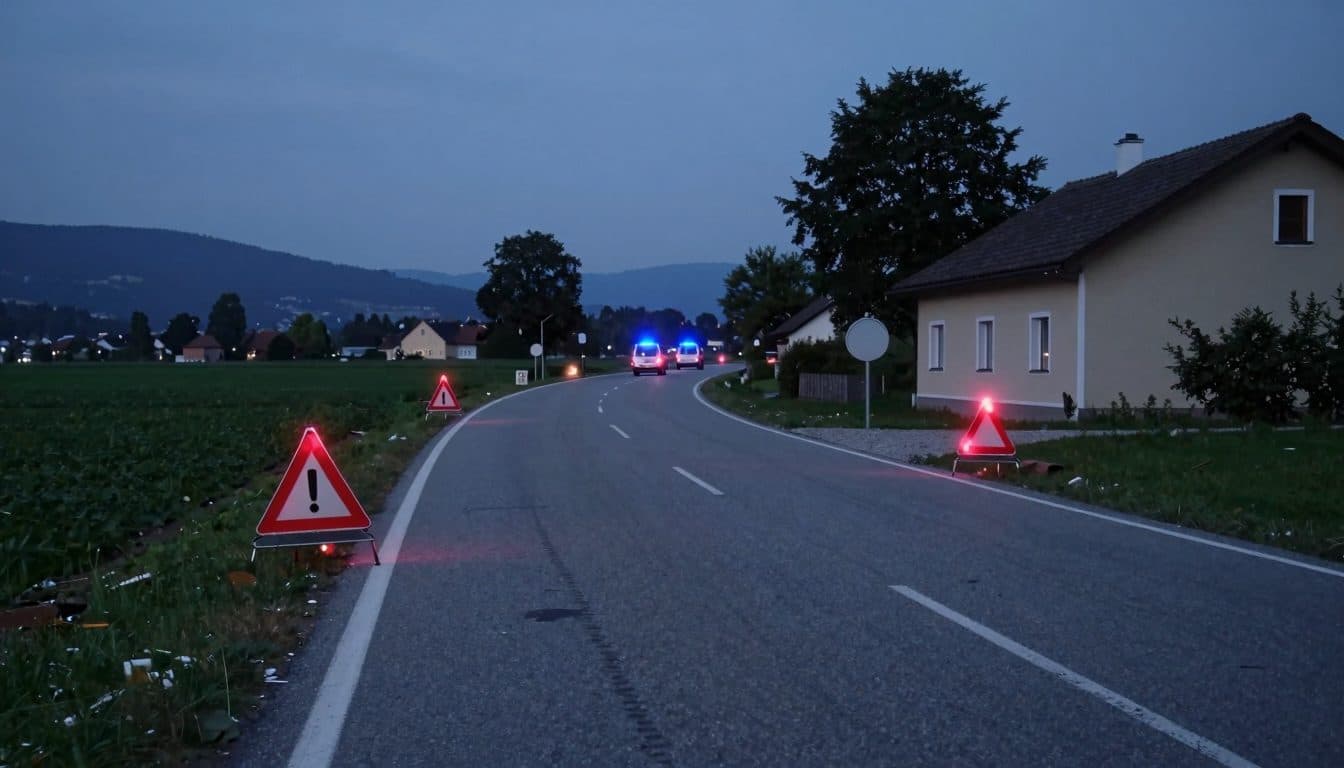Schwerer Unfall auf der L101 bei Mattsee: Straße war zwei Stunden gesperrt