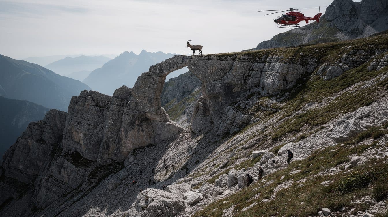 Wanderer stürzt in Kärnten ab, als er einer Ziege helfen will