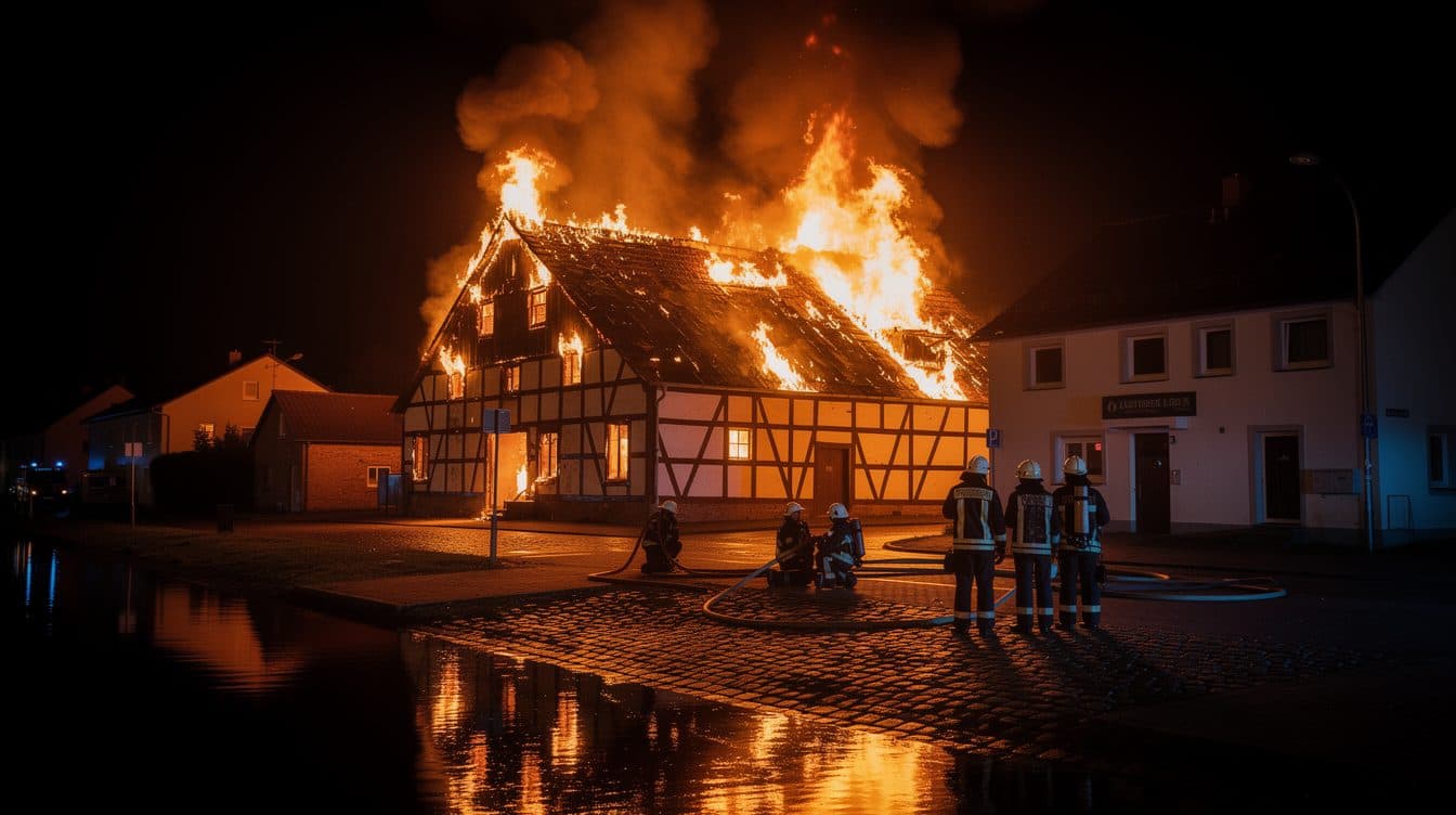 Kulturspeicher in Ueckermünde brennt zweimal in einer Nacht