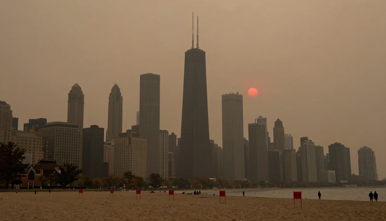 Waldbrand-Rauch aus Kanada erreicht große Städte in den USA